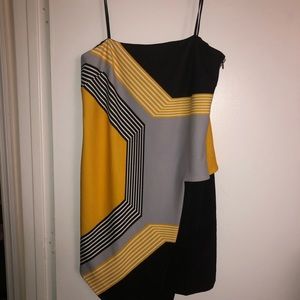 'Mya' Octagon Print Dress by Milly